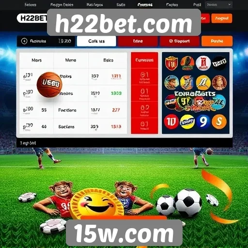 Funcionalidades do site h22bet.com para usuários